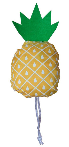 Sass & Belle Foldable Shopping Bag, Tropical Pineapple