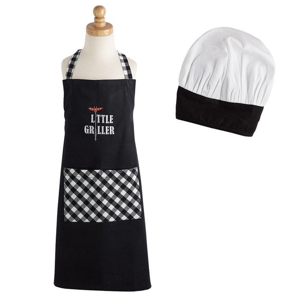 Design Imports Little Griller Kids Chef Apron (90576)