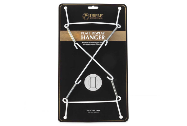 Tripar Super Plate Hangers for Large Plates, White 15"-20" (31-1318)