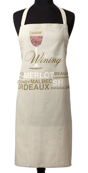 Enesco Wild About Words Apron, Wining and Dining (4050529)