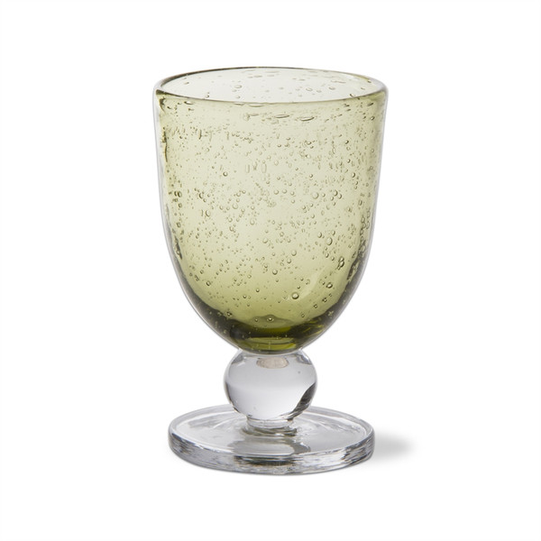 TAG Bubble Glass Foliage Goblet (G09033)