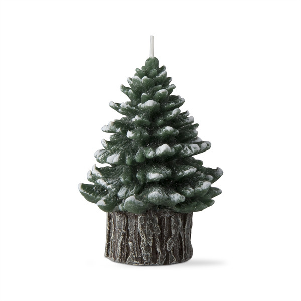 TAG Rustic Spruce Tree Candle, Small - Green (G10481)