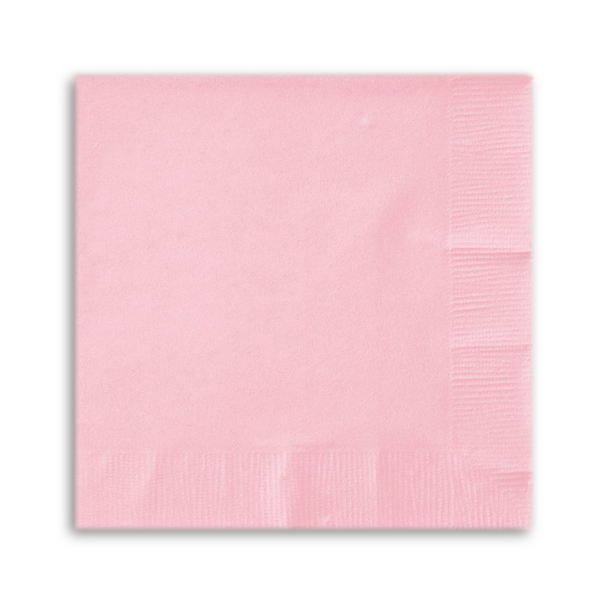 CEG Paper Beverage Napkins, Classic Pink (57158B)