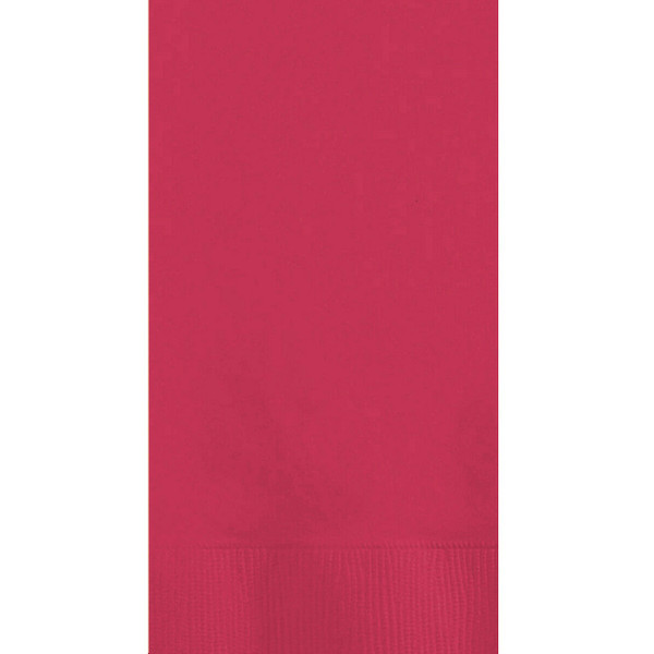 CEG Paper Guest Towel Napkins, Hot Magenta (95177)