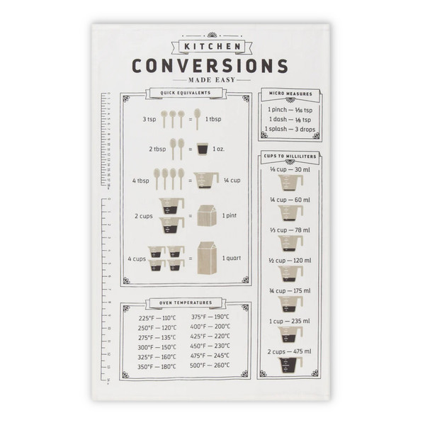 Now Designs Cotton Dishtowel, Kitchen Conversions (2177293)