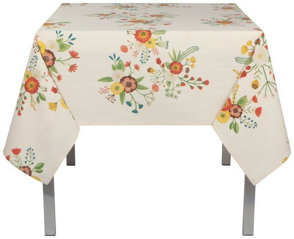 Now Designs Goldenbloon Tablecloth 60 x 60 inch