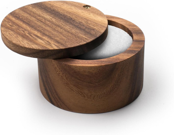 Fox Run Ironwood Gourmet Salt Cellar, Acacia (28221)