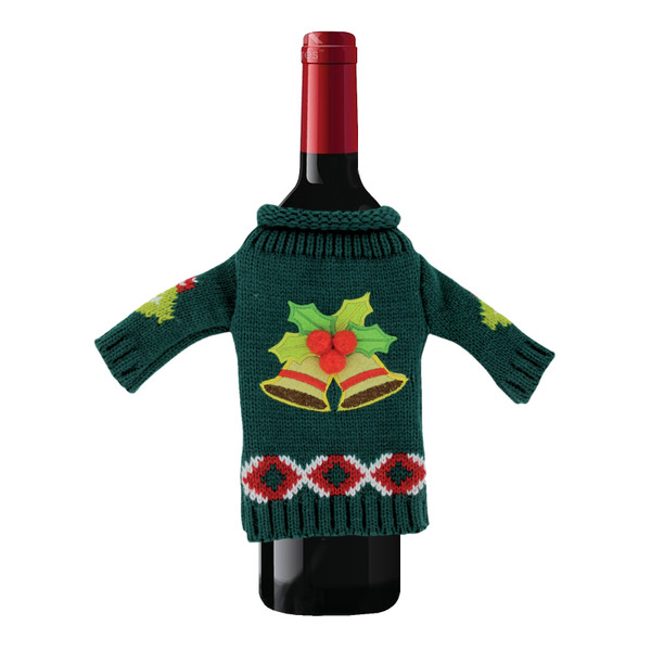 DM Merchandising - Uncle Bob's Ugly Knitted Bottle Sweaters, Bells (X-SWEAT)