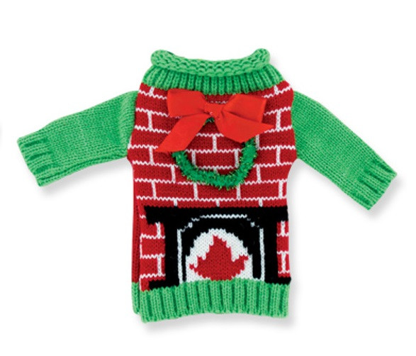 DM Merchandising - Uncle Bob's Ugly Knitted Bottle Sweaters, Fireplace (X-SWEAT)