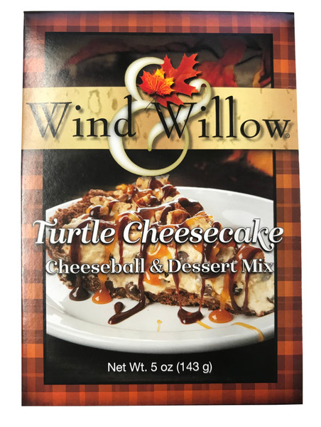 Wind & Willow Cheeseball & Dessert Mix, Turtle Cheesecake, Set of 2 (34131)