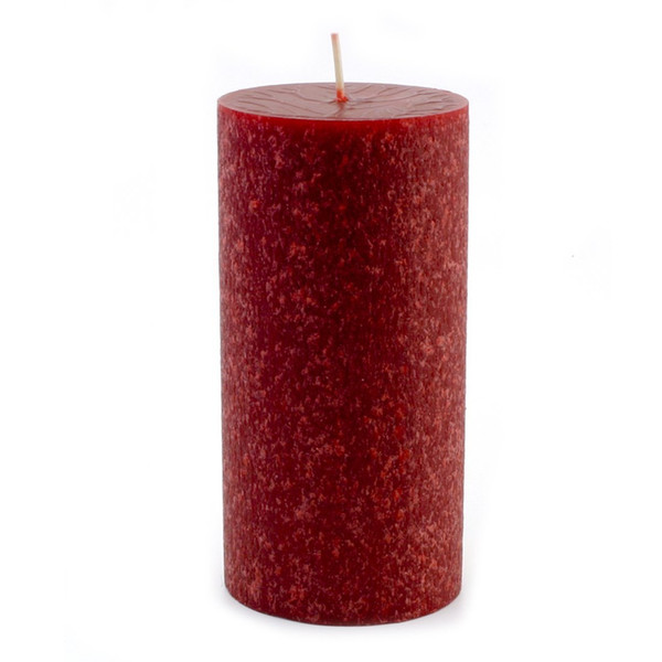 Root Timberline Pillar Candle, 3x6" Unscented Garnet (336703)