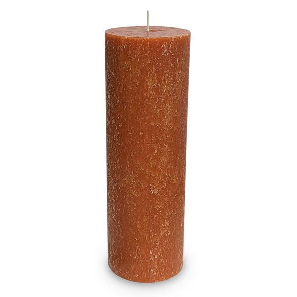 Root Timberline Pillar Candle, 3x9" Unscented Rust (33919)