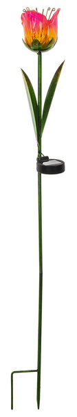 Ganz Solar Light Up Tulip Stake, Pink