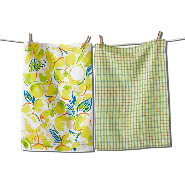 TAG Dishtowels, Lemon - Set of 2 (G11121)