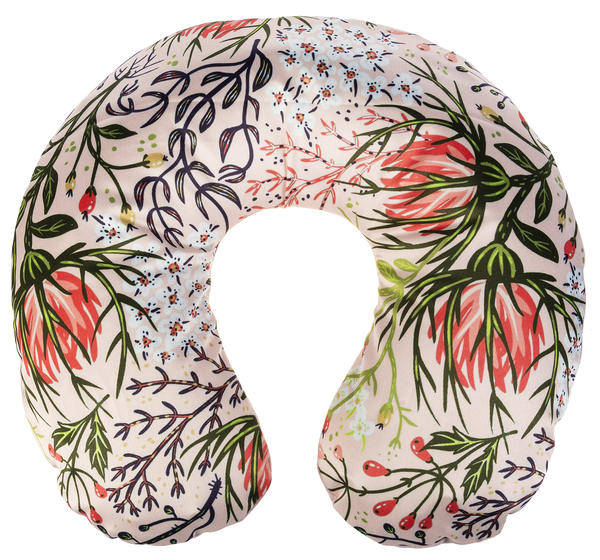 Ganz Inflatable Neck Pillows, Peach Plant