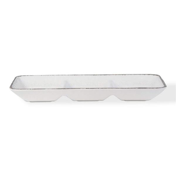 TAG Veranda Divided Serving Dish, Ivory