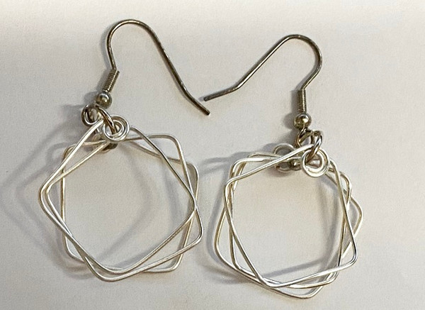 Village Designs Springerlee Katie Earrings, Silver