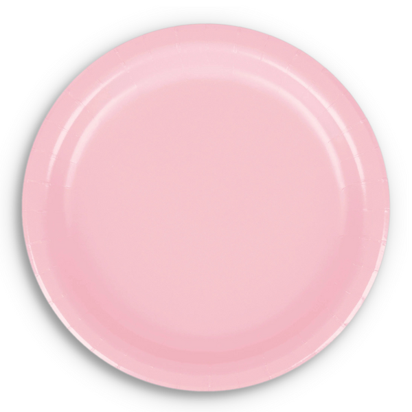 CEG Paper Lunch Plates, Classic Pink (79158B)