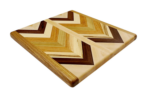 Wooden Herringbone Cutting Board, Small (535.3)