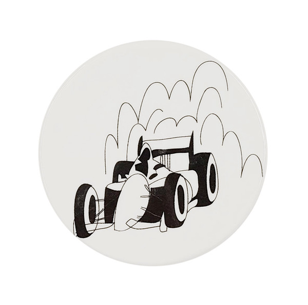 The Dish "Switchit" Plaque, Race Car