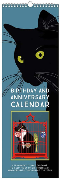 Linnea Designs Cat Birthday & Anniversary Perpetual Calendar