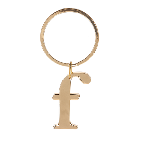 Ganz Key Ring, Letter F