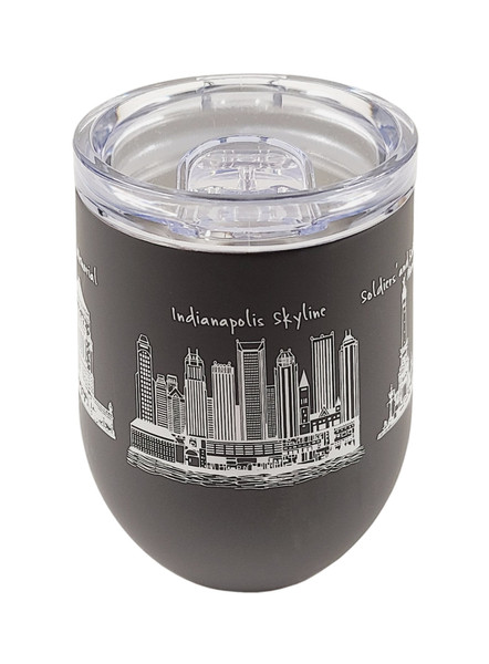 The Dish Indianapolis Insulated Tumbler, Slate Gray