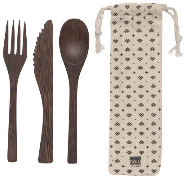 Now Designs Ebony On The Go Cutlery Set (5134001)