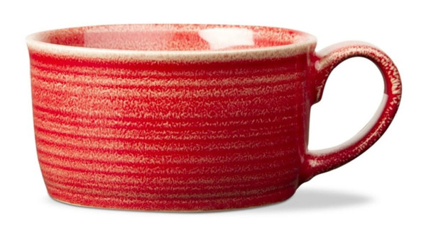 TAG Loft Reactive Glaze Soup Mug, Red (G10017)