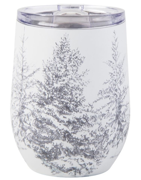 TAG Stemless Wine Tumbler, Winter Sketches Tree (G12043)