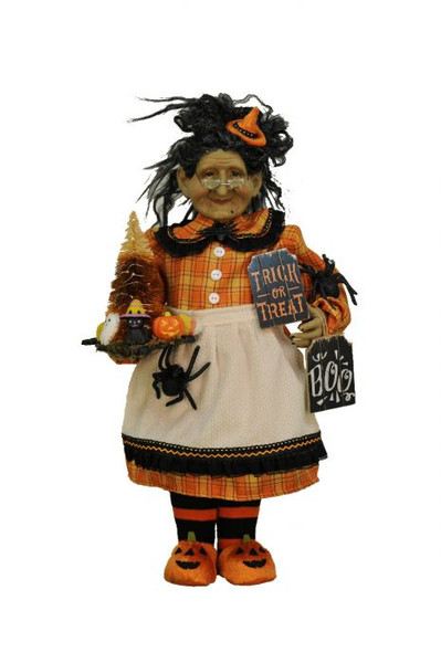 Karen Didion Lighted Trick or Treat Witch (HA18-05)