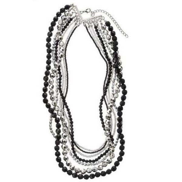Ganz Metallic Elegance Necklace - Silver