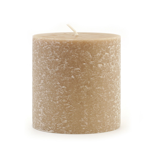 Root Timberline Pillar Candle, 3x3" Unscented Taupe (33345)
