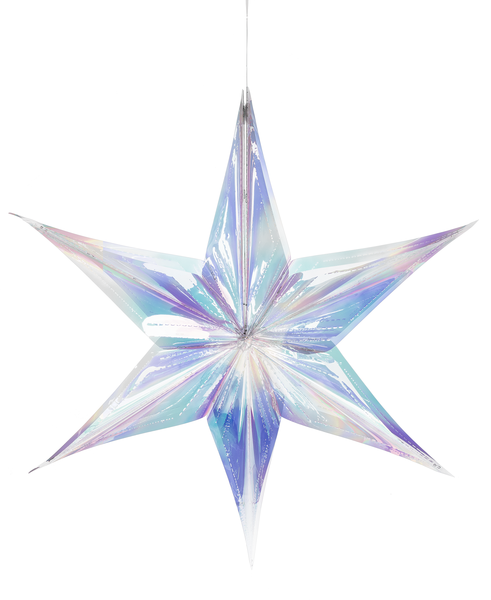 Ganz Iridescent Snowflake Ornament, Large (MX177874)