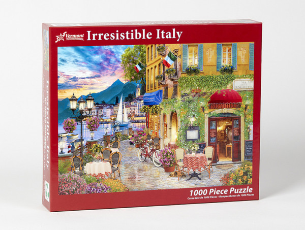 Vermont Christmas Company Jigsaw Puzzle, Irresistible Italy  - 1000 Piece (VC1106)