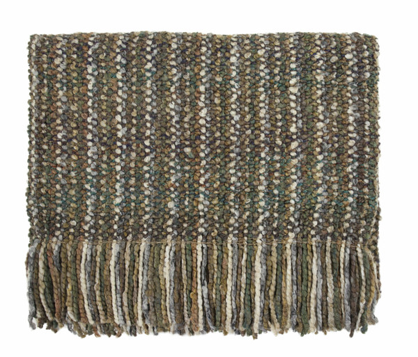 Kennebunk Stria Throw, Stone