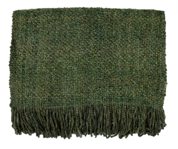 Kennebunk Campbell Woven Throw, Forest (311-151)