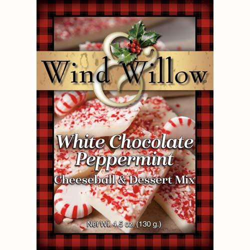 Wind & Willow Cheeseball & Dessert Mix, White Chocolate Peppermint - Set of 2 (34128)