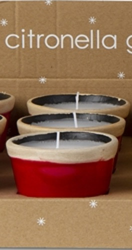 TAG Artisan Citronella Candle, Red