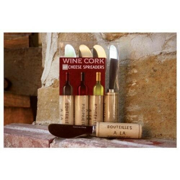 Paperproducts Design Wine Cork Cheese Spreader Set (25001)