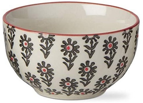 TAG Khilana Stamped Mini Bowls, Flower