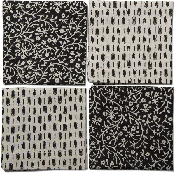 TAG Khilana Cocktail Napkins, Set of 4