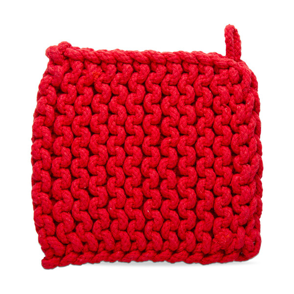 TAG Crocheted Trivet, Red (G12754)