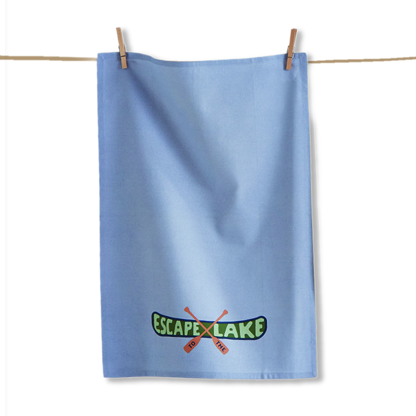 TAG Escape Dishtowel, Escape to the Lake