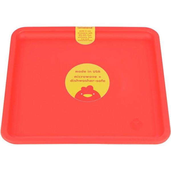 Lollaland Plate, Bold Red