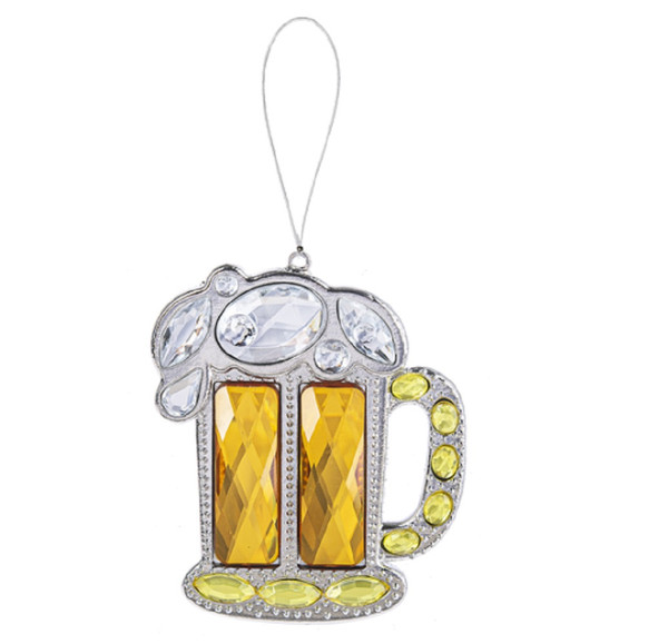 Ganz Beer Stein Ornament, 3.5" (ACRY-606)