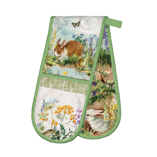 Michel Design Works Double Oven Glove, Bunny Hollow (ADOM337)