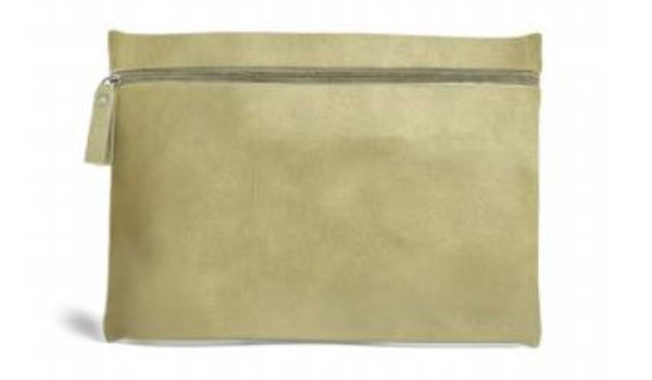 Burano Flat Cosmetic Bag, Dill