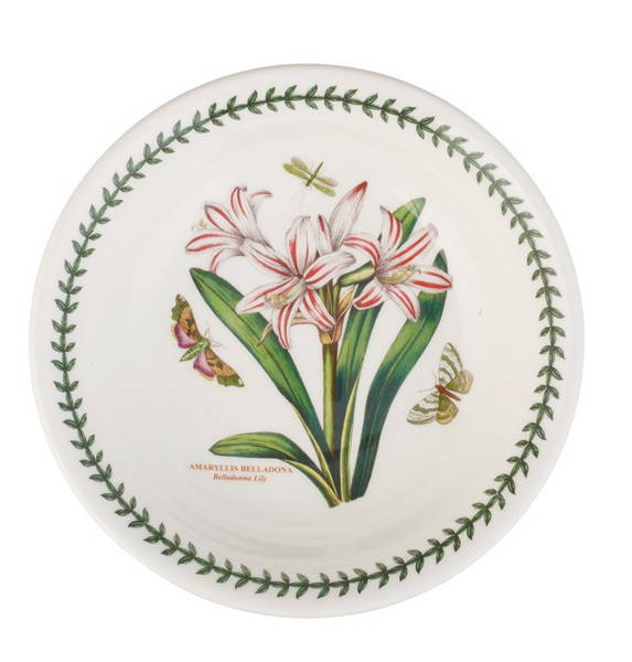 Portmeirion Botanic Garden 8.5" Low Pasta Bowl, Belladonna Lily (60242LILY)