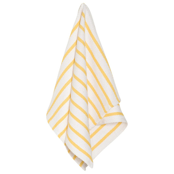 Now Designs Basketweave Kitchen Towel, Lemon (140535)